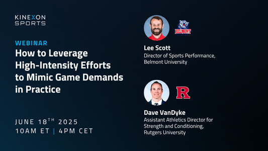 KINEXON Basketball Webinar: How to Leverage High-Intensity Efforts to Mimic Game Demands in Practice